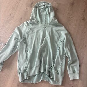 Cozy Green Hooded Sweatshirt